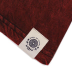 Nomad Sari Stonewashed Cotton T-Shirt – Mandala – Maroon – Large