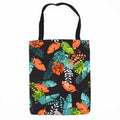 Classic Tote Zipper Bag (Dark Tropical Motiff) 40x34cm