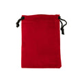 Quality Velvet Pouch - Red 10x12cm