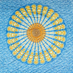 Teal Orange Mandala Sarongs