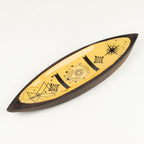 Enamel Incense Bowl - Mango Wood - Hand & Sun
