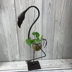 Hydroponic Home Décor - Tall Flamingo One Pot Stand