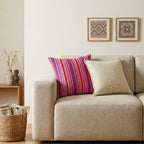 Classic Cushion Cover - Neon Stripes - 45x45cm