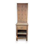 Display Stand with Hooks and Storage