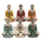Silver Mini Buddha (Assorted Colours)