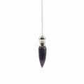 Secret Cavity Discovery of Truth Pendulum - Amethyst - Silver Plated