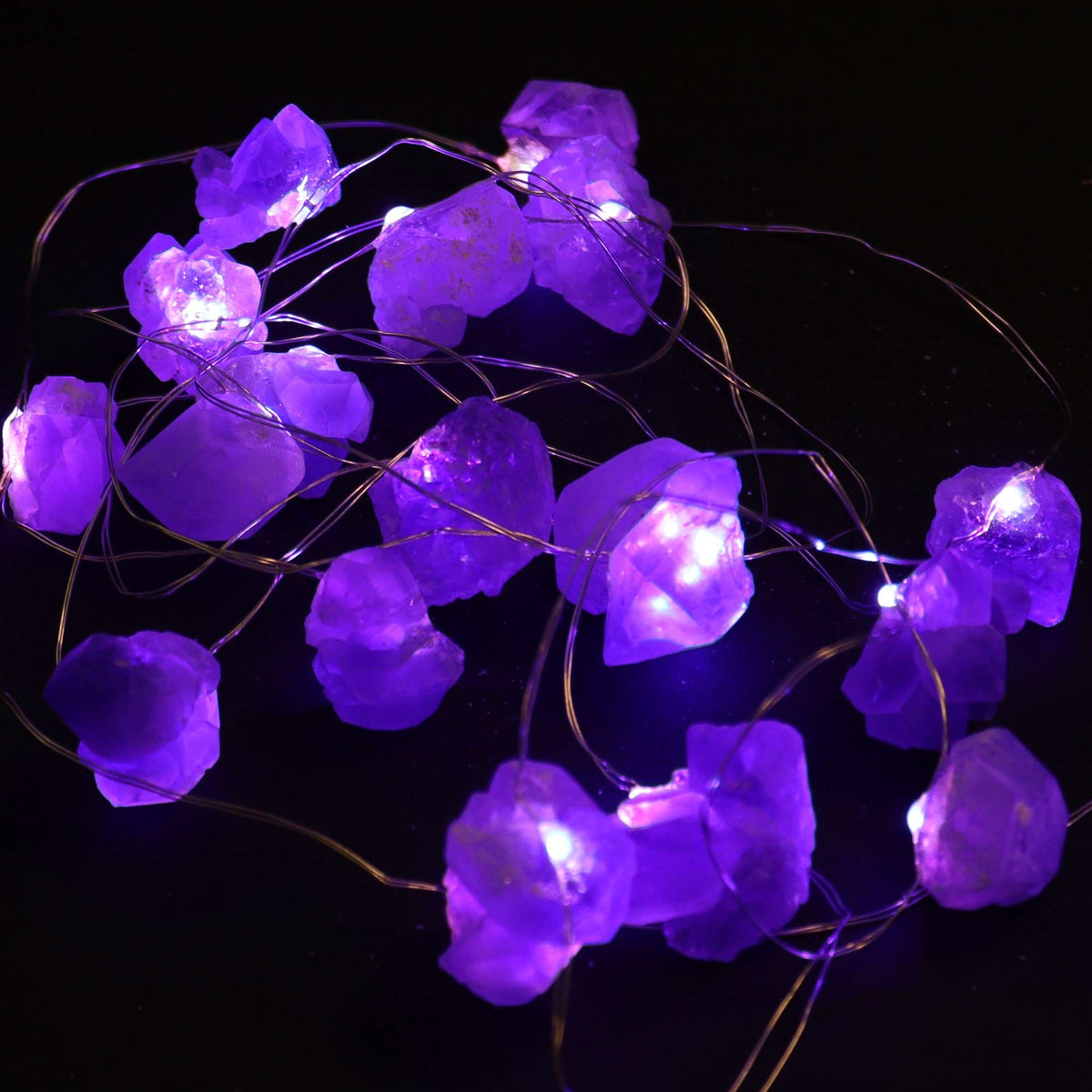 Gemstone Enchantment Lights - Amethyst - Gemstones & Crystals | Hearth & Amble
