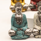 Silver Mini Buddha (Assorted Colours)