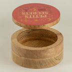 Round Enamelled Box - Petite Secrets