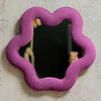 Soft Squiggly Mirror – Star – Mauve (33x31x2.3cm)