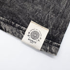 Nomad Sari Stonewashed Cotton T-Shirt - Rebel - Charcoal - Large