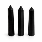 Gemstone Six Face Obelisk Point approx 17cm - Black Tourmaline