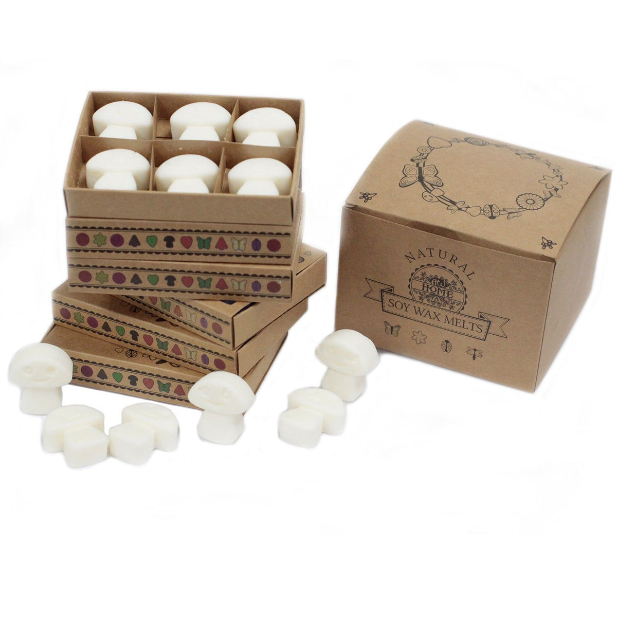 Box of 6  Wax Melts - Cinnamon & Orange