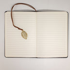 A5 Intention Note Book - LCD Wipe Screen - Black Leather Effect - 80 Leafs