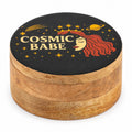 Round Enamelled Box  - Cosmic Babe