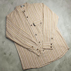 Nomad Sari Grandad Shirt - Brown Beige - Large