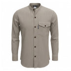 Nomad Sari Grandad Shirt - Grey Stone - XL
