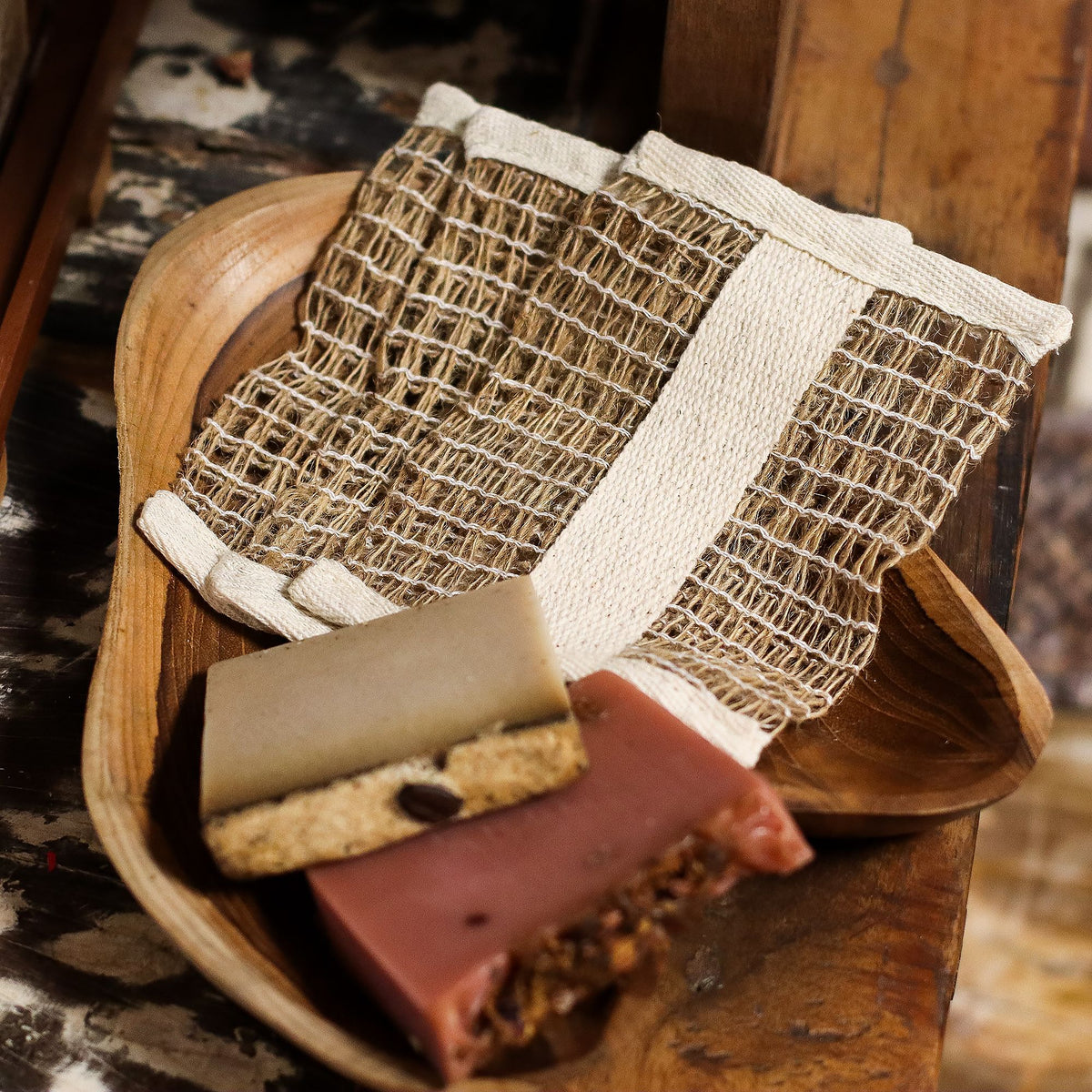 Soft Jute Soap Bag