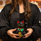Black Money Cat - 15cm