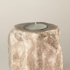Grey Salt Candle Holder 600-800g