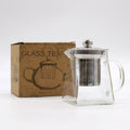 Glass Infuser Teapot - Gift Boxed - Tower Shape - 350ml