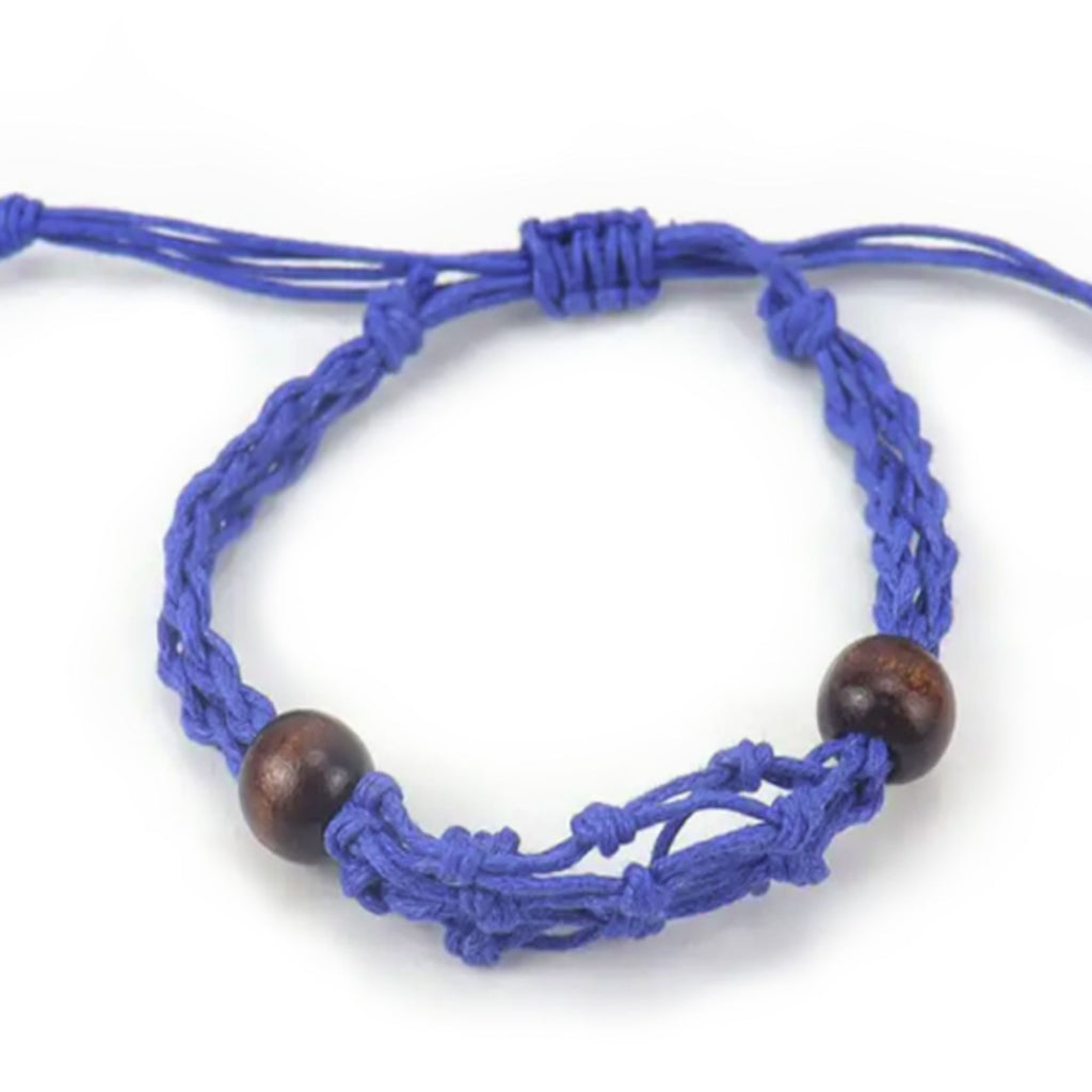 Gemstone Bracelet Cord - Navy