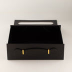 Flat Pack Gift Box - Med Hamper  (24x18.2x8cm) - Black