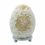 Boho Sea Shell Lamp - Cut Art Shell Oval - 15cm