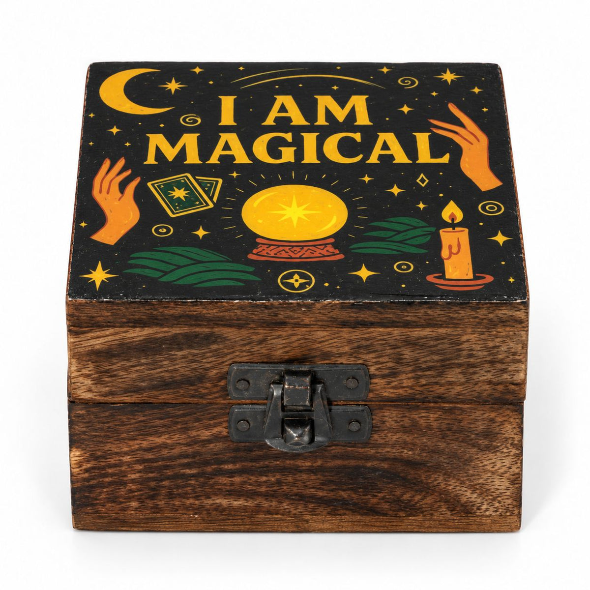 Small Enamelled Box  - I am Magical
