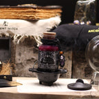 Ancient Witch Bath Spell Potion & Amethyst Crystal Amulet - Seduction