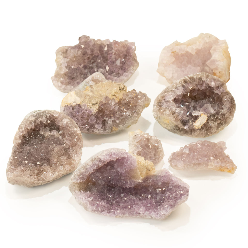 Small Assorted Amethyst Geodes - 3-5 cm   (aprox 1KG) 4-6 pieces