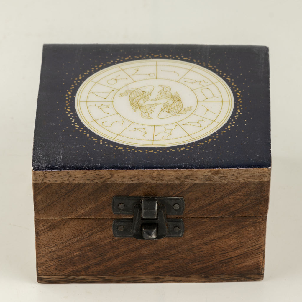 Small Enamelled Box -  Pisces