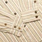 Nomad Sari Grandad Shirt - Brown Beige - Large