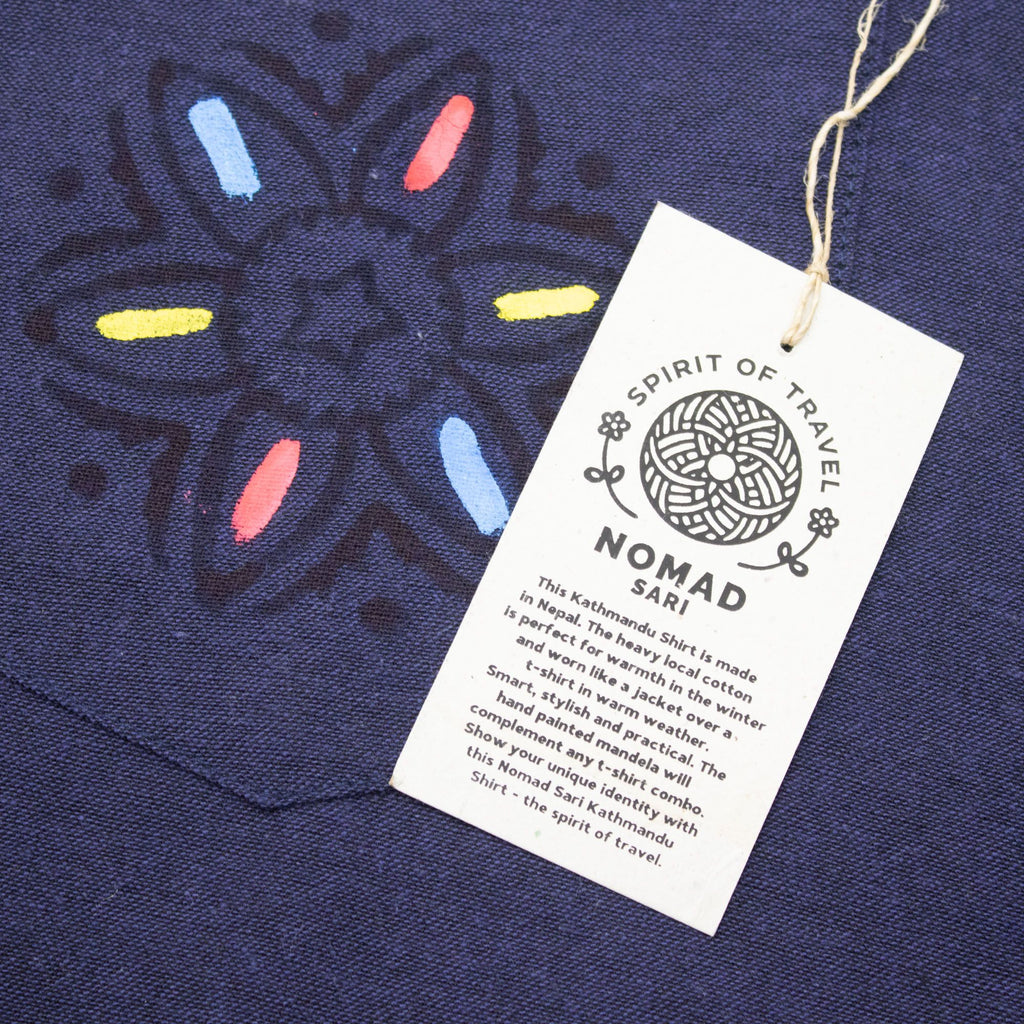 Nomad Sari Kathmandu Shirt - Indigo - Large