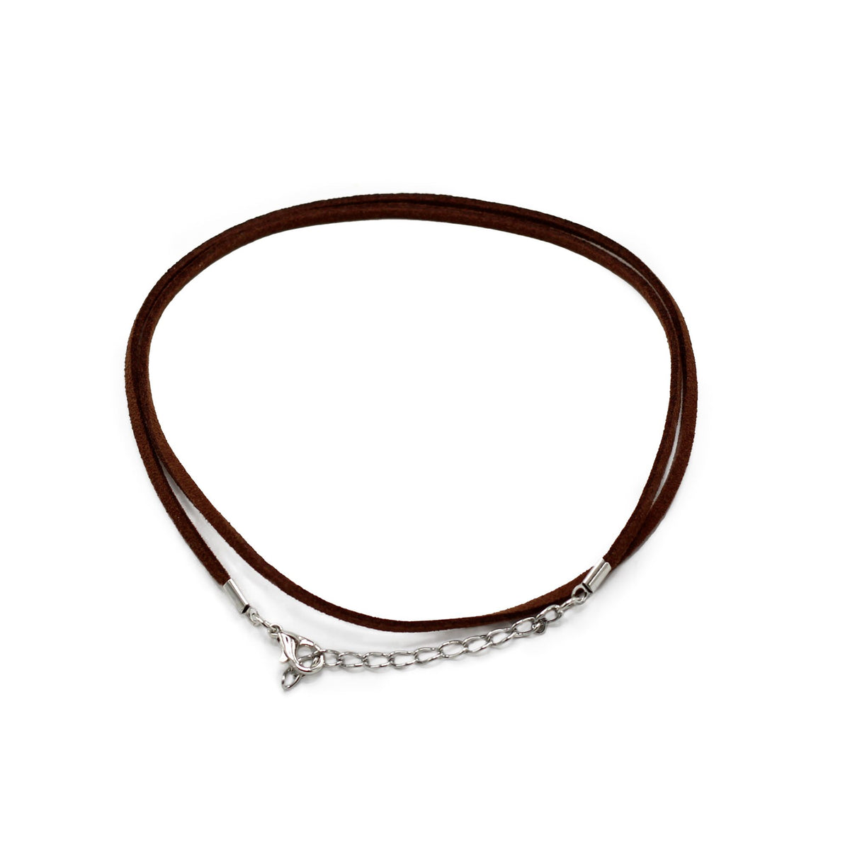 Faux Leather Pendant Cord - 2.5mm x 55cm - Dark Brown A010 - Pendant Cords | Hearth & Amble