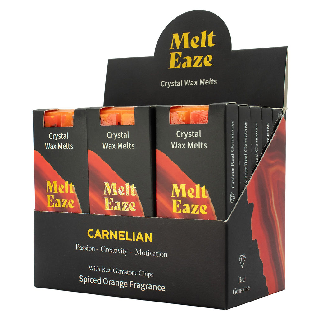 MeltEaze Wax Melts 50g - Carnelian Fire - Spiced Orange - Wax Melts | Hearth & Amble