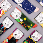 Hop Hare Bamboo Socks S/M - Psychedelic Evil Eye