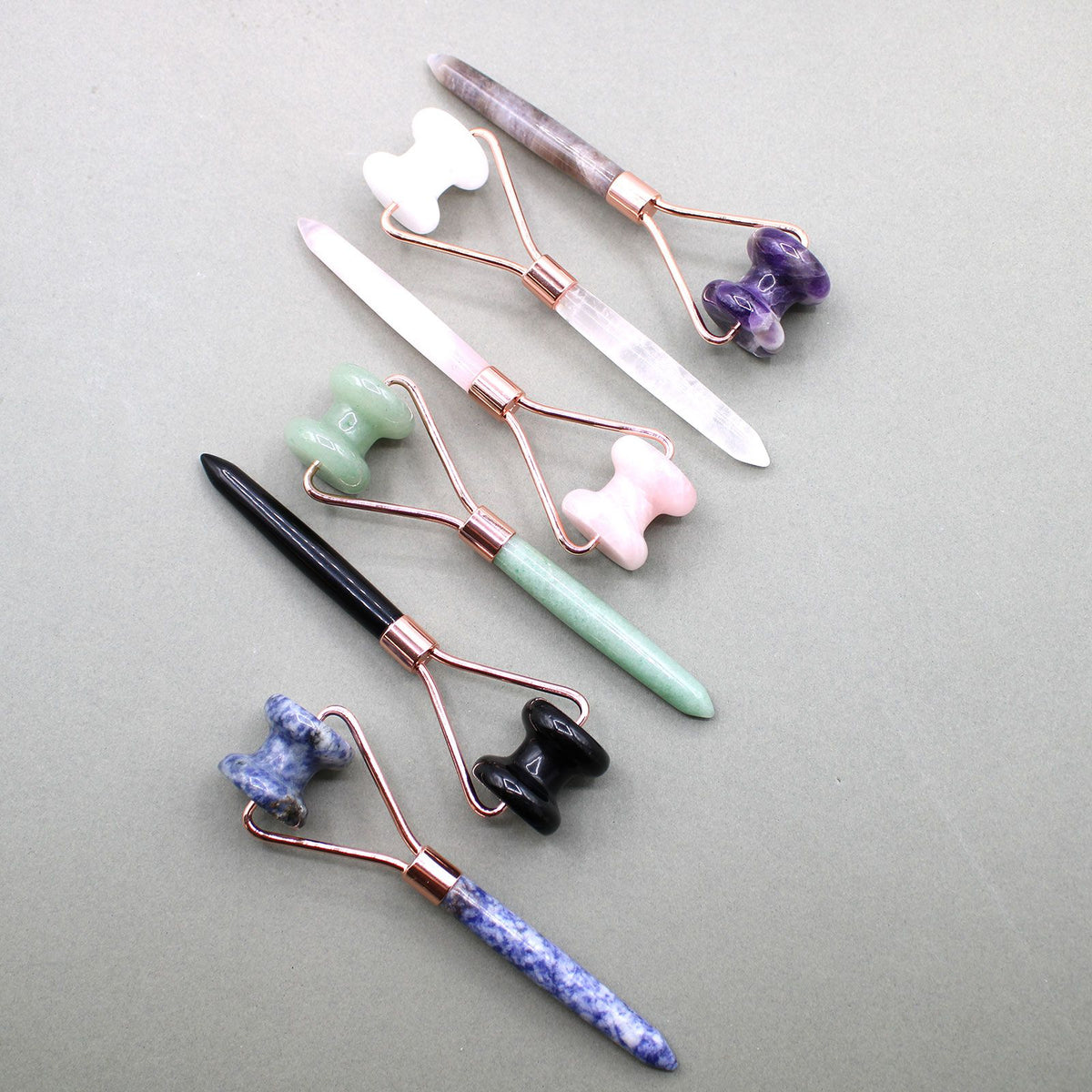 Gemstone Jawline Roller - Black Obsidian