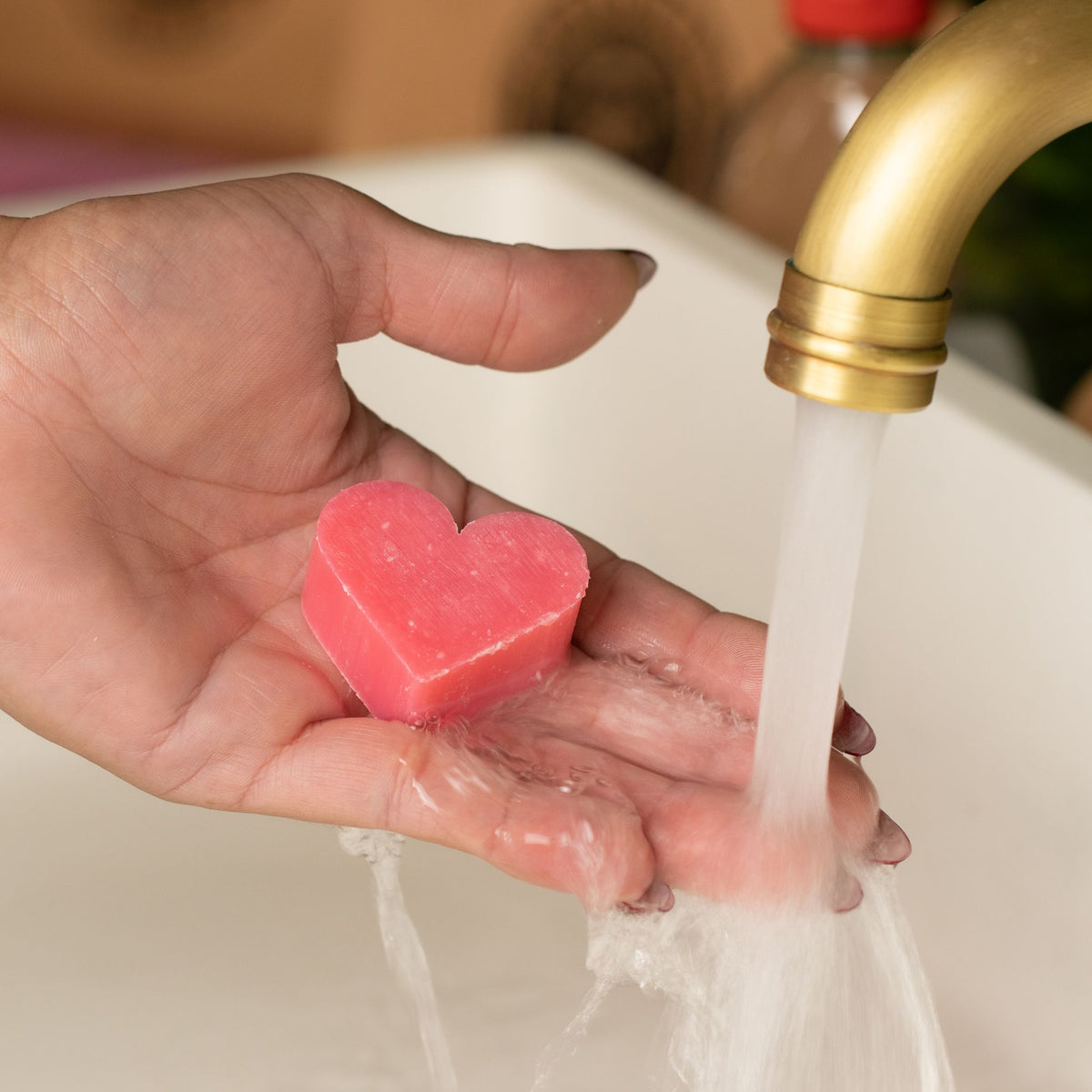 Heart Guest Soap - Wild Rose