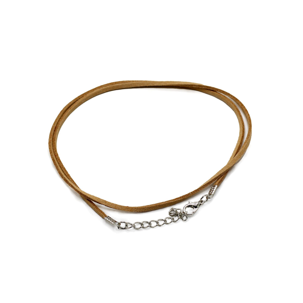 Faux Leather Pendant Cord - 2.5mm x 55cm - Tan A120 - Pendant Cords | Hearth & Amble
