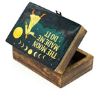 Medium Enamelled Box  - The Moon Made me Do It