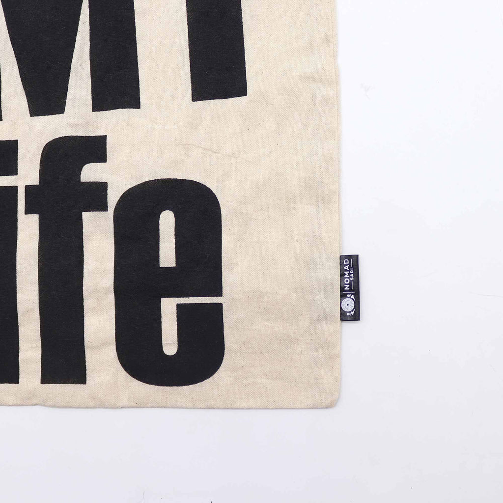 Iconic Basic Tote Bag - IT's MY LIFE - Natural 4oz