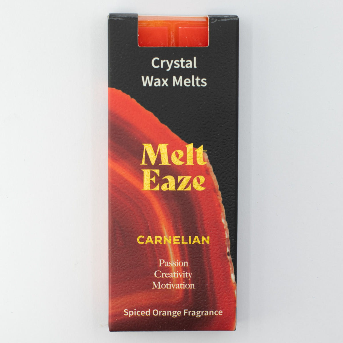 MeltEaze Wax Melts 50g - Carnelian Fire - Spiced Orange - Wax Melts | Hearth & Amble
