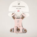 PAW - XS (2-4Kg) Dog Step-in Guardian Harness with Reflective Mesh - Soft Pink - Rose Quartz Charm