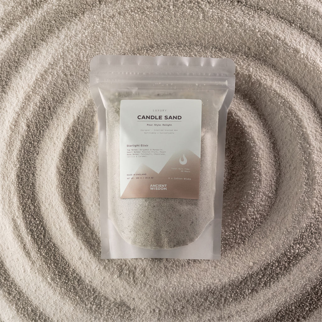 Fragranced Candle Sand - White - Starlight Elixir - 300g