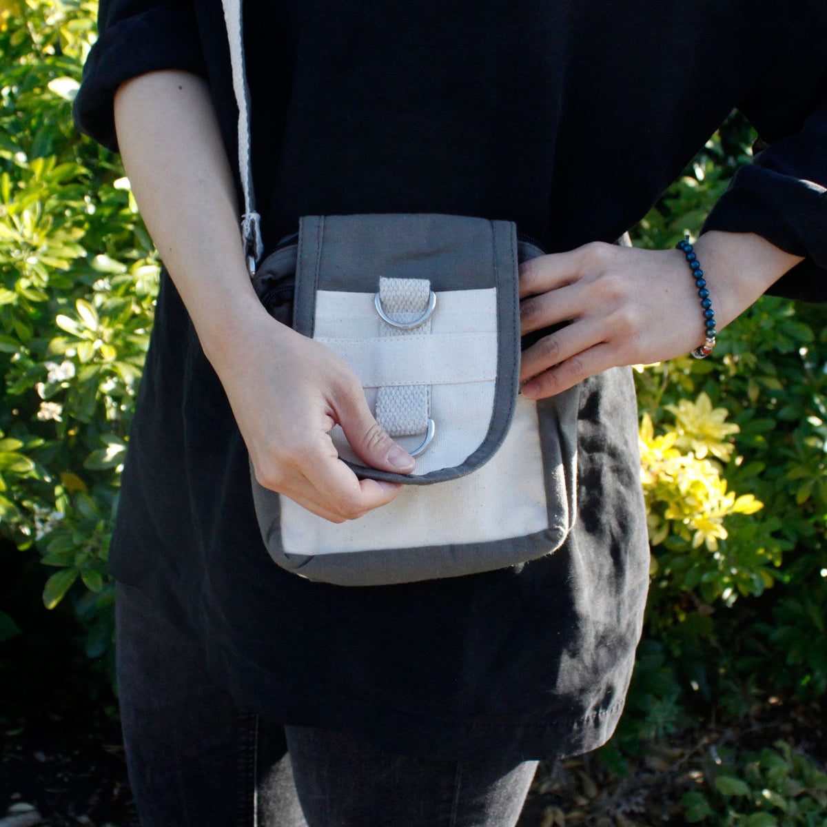 Natural Travel Bag - Charcoal - Bags & Totes | Hearth & Amble