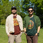 Nomad Sari Stonewashed Cotton T-Shirt - Tree of Life - Green - Small