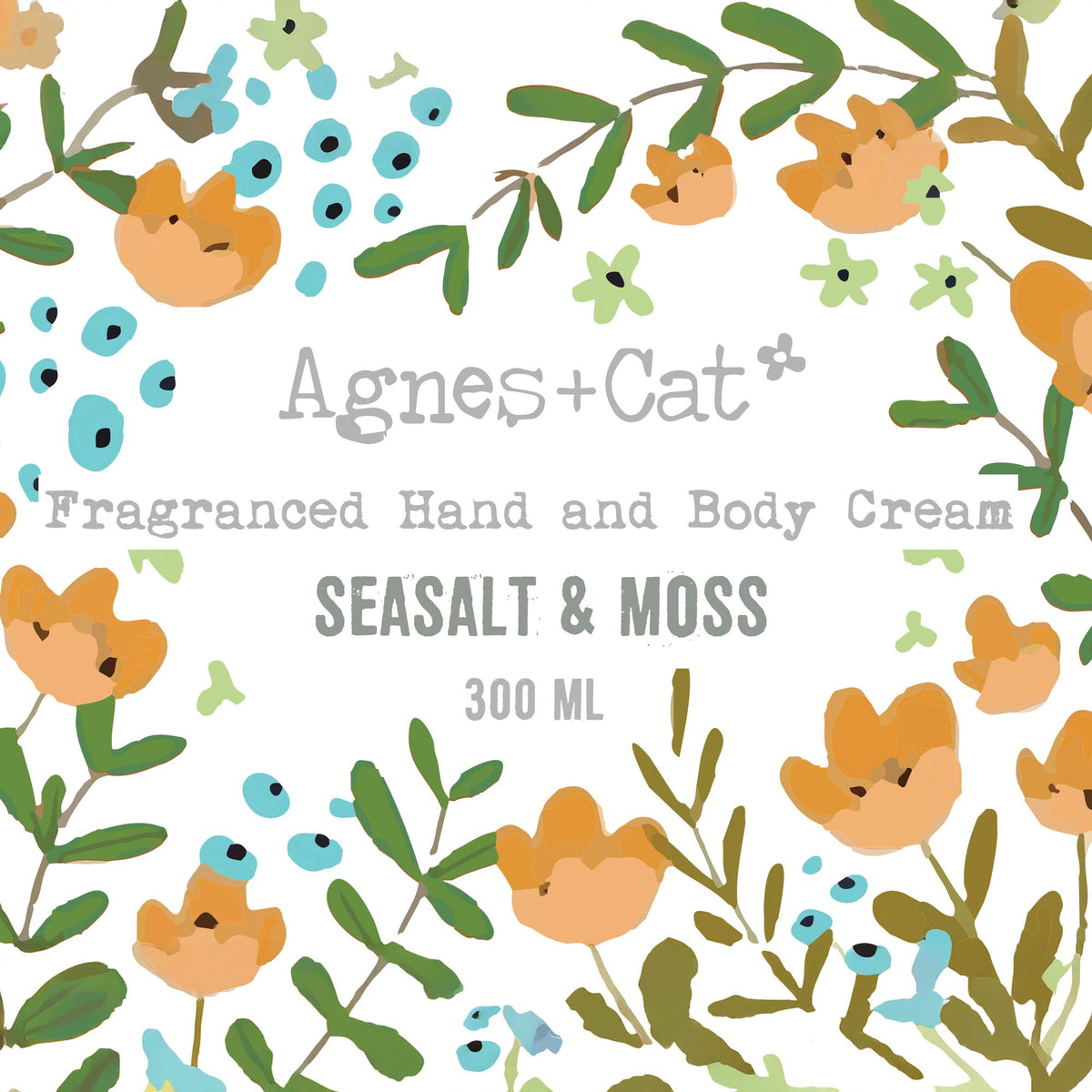Agnes + Cat Hand & Body Cream - Sea Salt & Moss