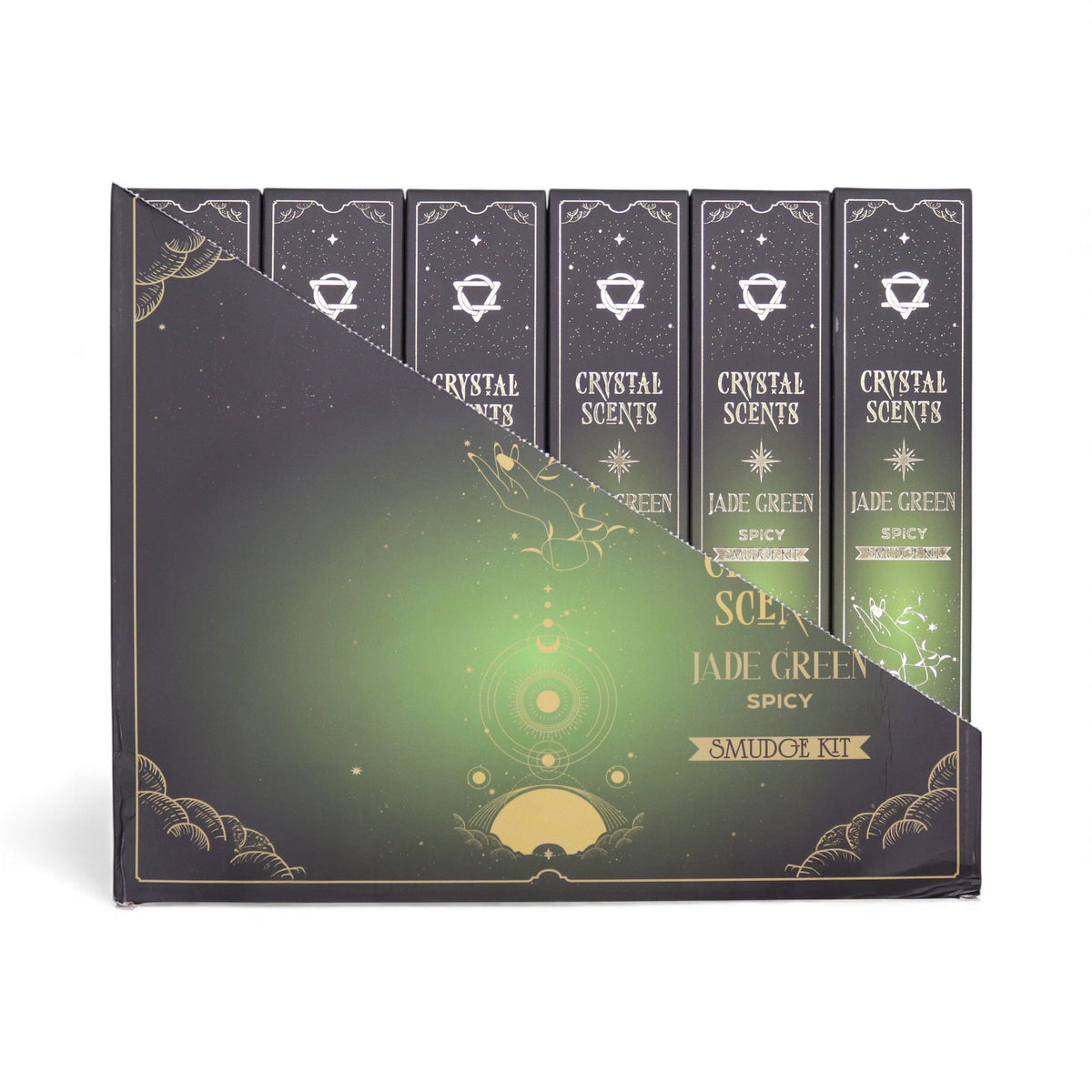 Jade Crystal Scents Smudge Incense - Spicy