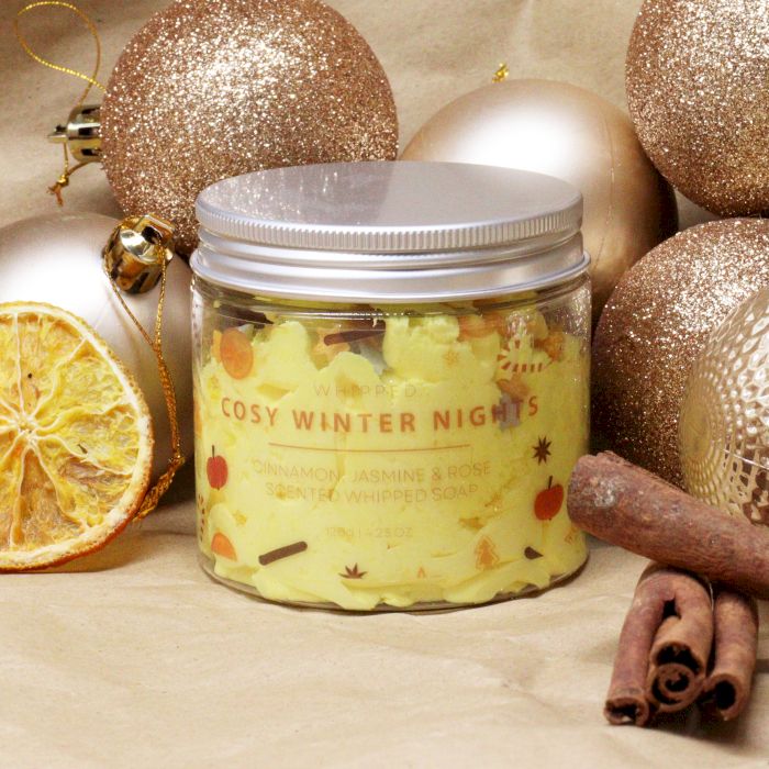 Cosy Winter Nights Whipped Soap 120g - Soaps | Hearth & Amble